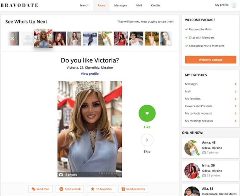 Online dating ukraine free credits