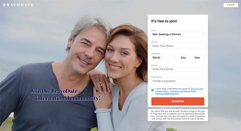 bravodate registration